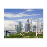 Singapore cityscape post card