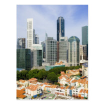 Singapore cityscape postcards