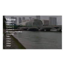 Singapore Cultural Centre In Durian Business Card Templates