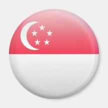 Singapore Flag Magnet