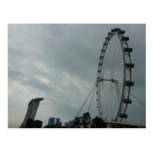 Singapore flyer postcards