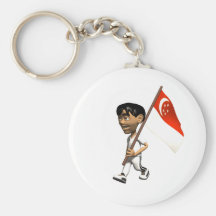 Singapore Keychain