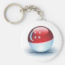 Singapore Keychain