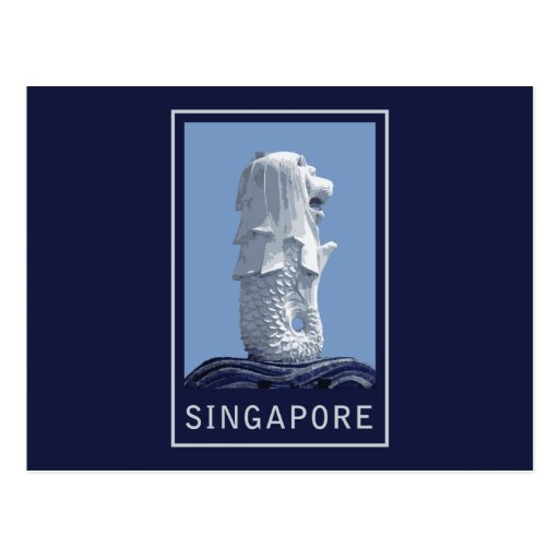 Singapore Merlion Post Cards