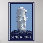 Singapore Merlion Print