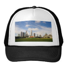 Singapore skyline trucker hats