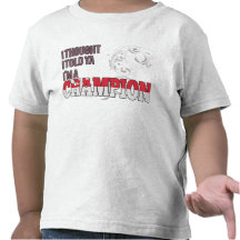 Singaporean and a Champion T-shirts