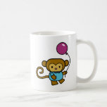 Singe avec le ballon mug