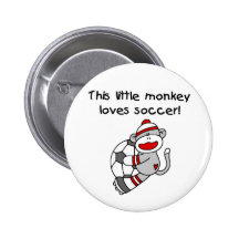 Singe de chaussette du football badge