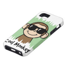 Singe de cool de clipart (images graphiques) de ba étuis iPhone 5