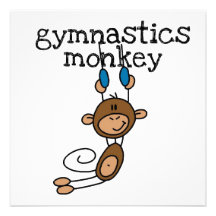 Singe de gymnastique faire-parts