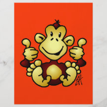 Singe maniaque tract customisé