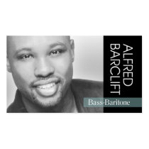 Singer Headshot for Vocalist Musician Business Cards