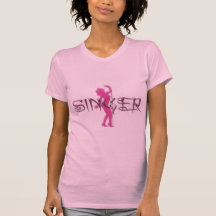 Singer Pink T-shirts