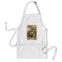 Singer Sewing Machine Ad "The First Lesson" Apron