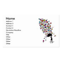 Singin' in the Rain Business Card