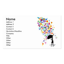Singin' in the Rain Business Card
