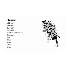 Singin' in the Rain Business Card