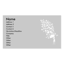 Singin' in the Rain Business Card Templates