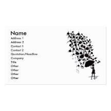 Singin' in the Rain Business Cards