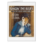 Singin' The Blues Vintage Songbook Cover Greeting Cards