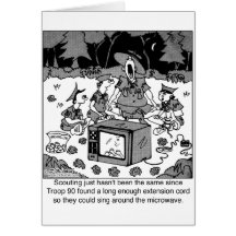 Singing Around the Microwave Greeting Cards