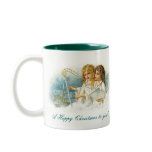 Singing Christmas Angels Mug