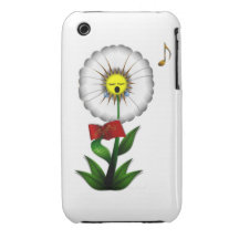 Singing Daisy Case iPhone 3 Cases