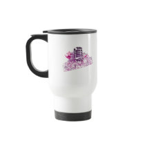 singing diva vintage microphone vector coffee mug