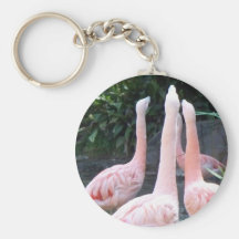 Singing Flamingos Keychains