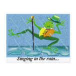 Singing in the rain... post cards