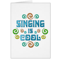 Singing is Cool cards