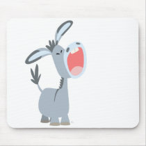 Singing Little Cartoon Donkey Mousepad