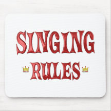 Singing Rules Mousepad