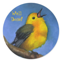 Singing Warbler: Well Done! Art on Stickers