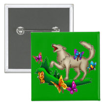 Singing With the Butterflies Pin