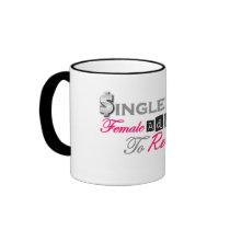 Single Black Female Addicted To Retail Coffee Mug