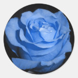 Single Blue Rose Stickers
