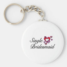 Single Bridesmaid Keychain