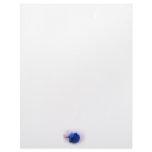 Single Dark Blue Rose, pale background