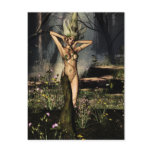 Single Dryad Postcard