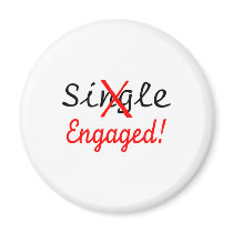 Single (Engaged) Fridge Magnet