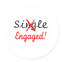 Single (Engaged) Stickers