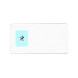 Single Flower Address Labels