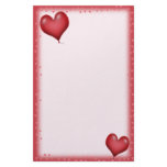 Single Heart Balloon Flying Solo stationery