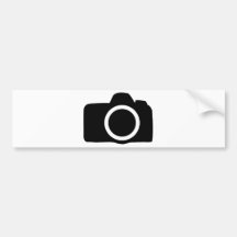 single lens reflex camera SLR icon Bumper Stickers