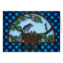 Single Momma BIrd (Mother's Day card)