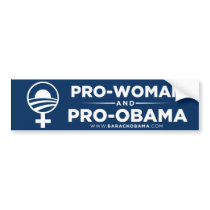 Single Moms for Obama Bumper Sticker