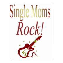 Single Moms Rock! Gear Post Cards