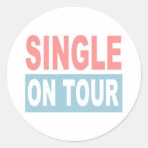 Single on tour stickers